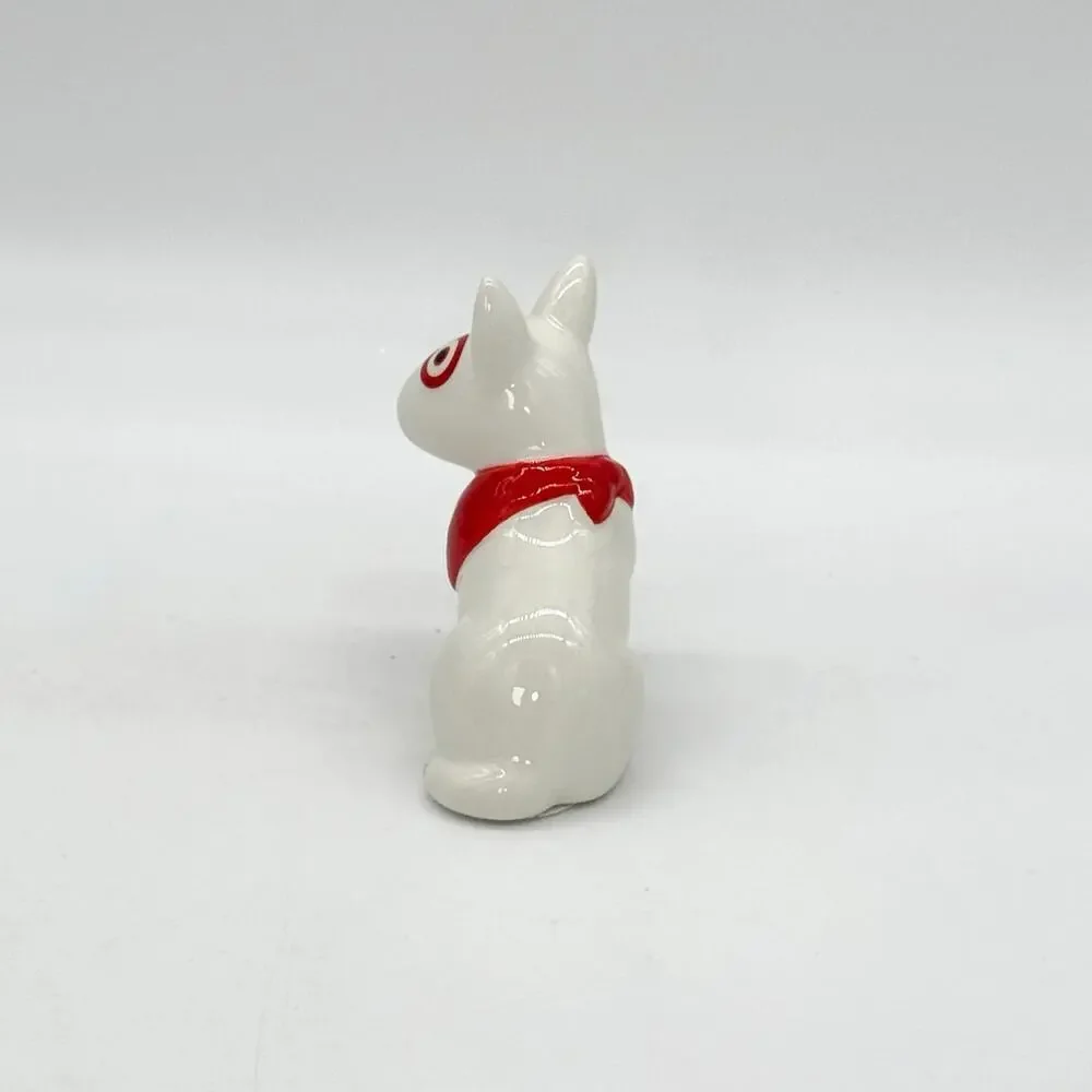 Target Spritz Ceramic Valentine’s Day Bullseye Mascot Dog Figurine NEW
